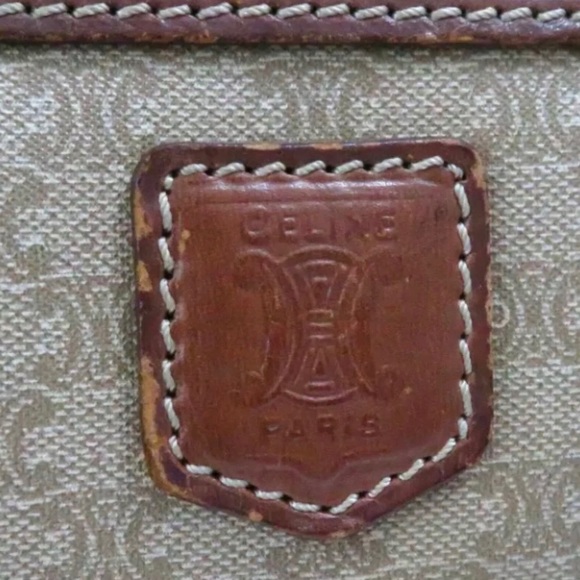 Auth CELINE Macadam PVC Leather Clutch Bag Made In Italy - Picture 8 of 11